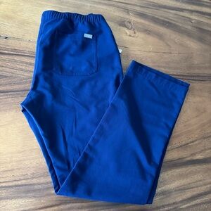 FIGS Men’s Navy Blue Cairo Cargo Scrubs Wide Leg Pants Size L